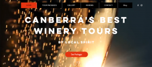 local spirit winery tours in canberra