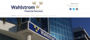 wahlstrom financial services in gold coast