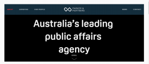parker and partners pr agency in canberra