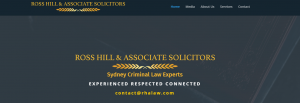 ross hill and associate solicitors in sydney