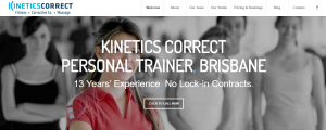 kineticscorrect personal trainers in brisbane