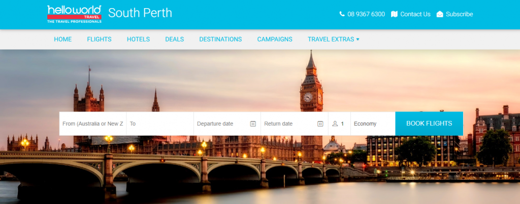 travel agents perth uk