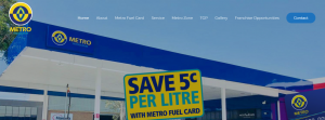 metro petroleum gas station in newcastle