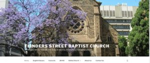 flinders street baptist church in adelaide