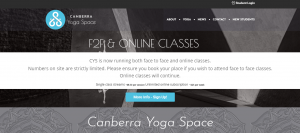 yoga space in canberra