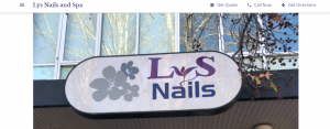 lys nail spa in canberra