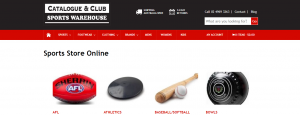 catalogue and club sports warehouse in newcastle