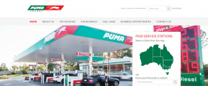 puma petrol station in perth