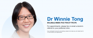 Dr Winnie Tong, Immunologist in Sydney