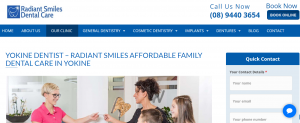 Radiant Smiles Dental Care Clinic in Perth