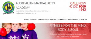 Australian Martial Arts Academy in Sydney