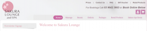 Sakura Lounge Spa in Melbourne