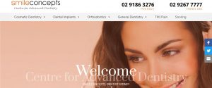 Smile Concepts Cosmetic Dentistry in Sydney