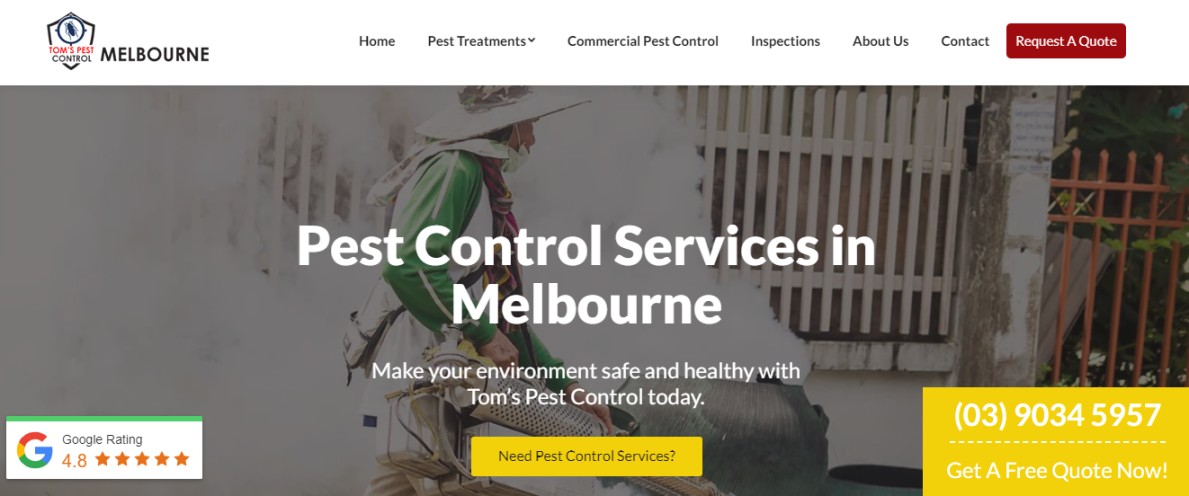 Melbourne services pest control